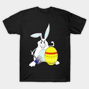 Easter Bunny Rabbit and Easter Eggs hunting T-Shirt